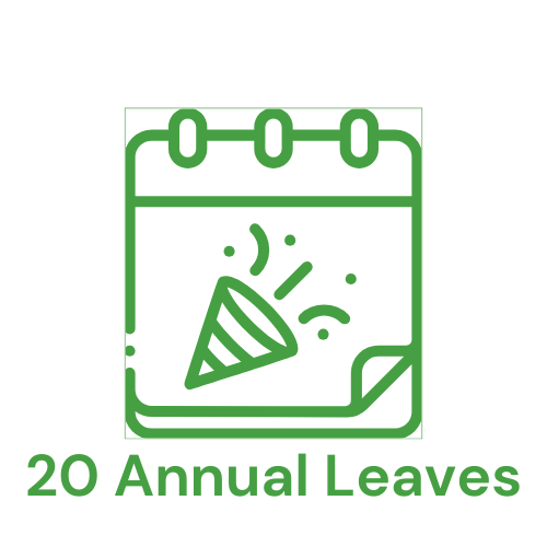 20 annual leaves