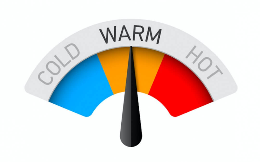 cold, warm, hot leads